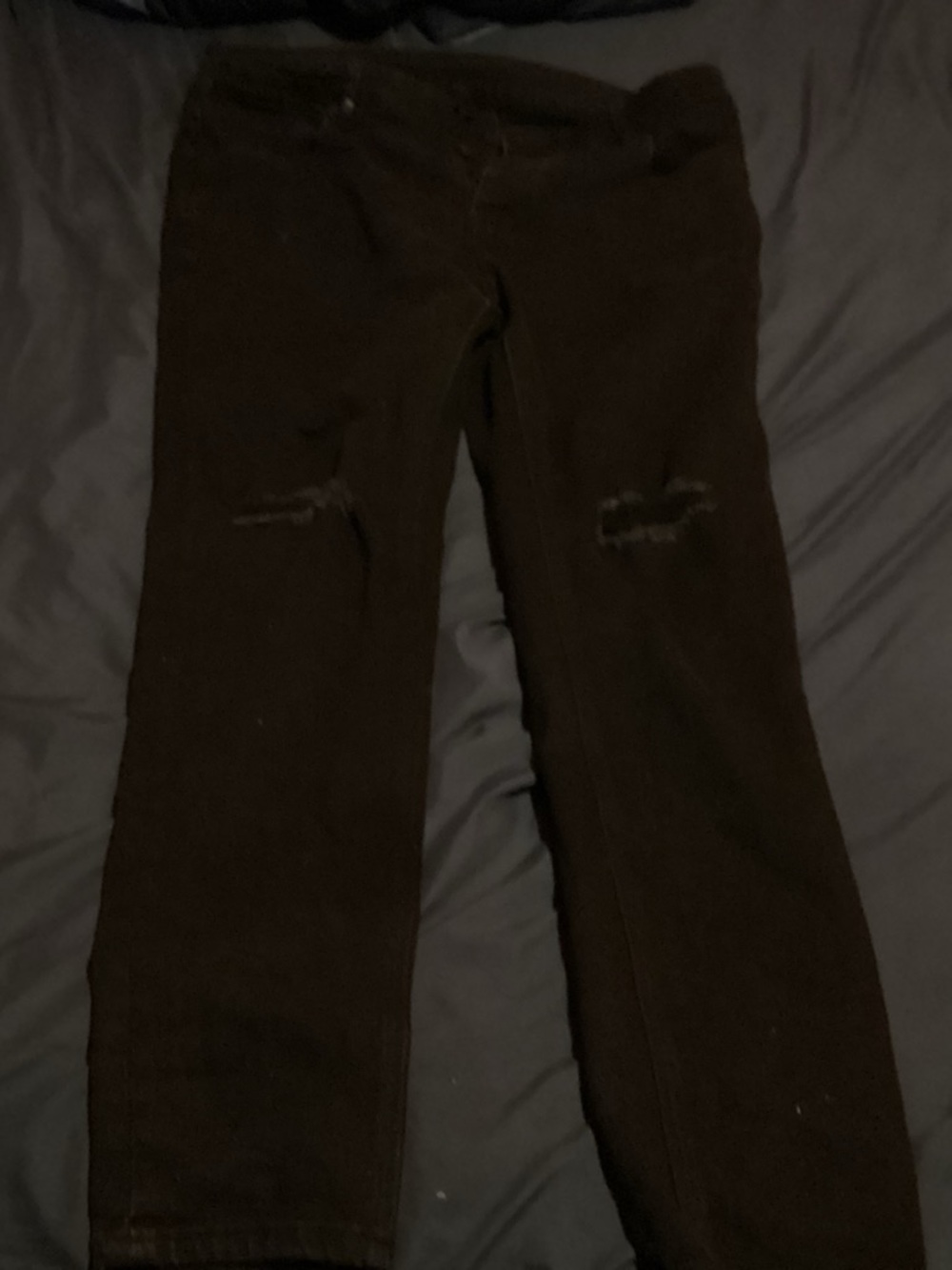 Ksubi Men’s Black Jeans with Knee Distress